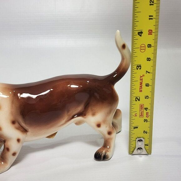 Kato Kogei Bassett Hound Dog Ceramic Figure - Picture 4 of 10